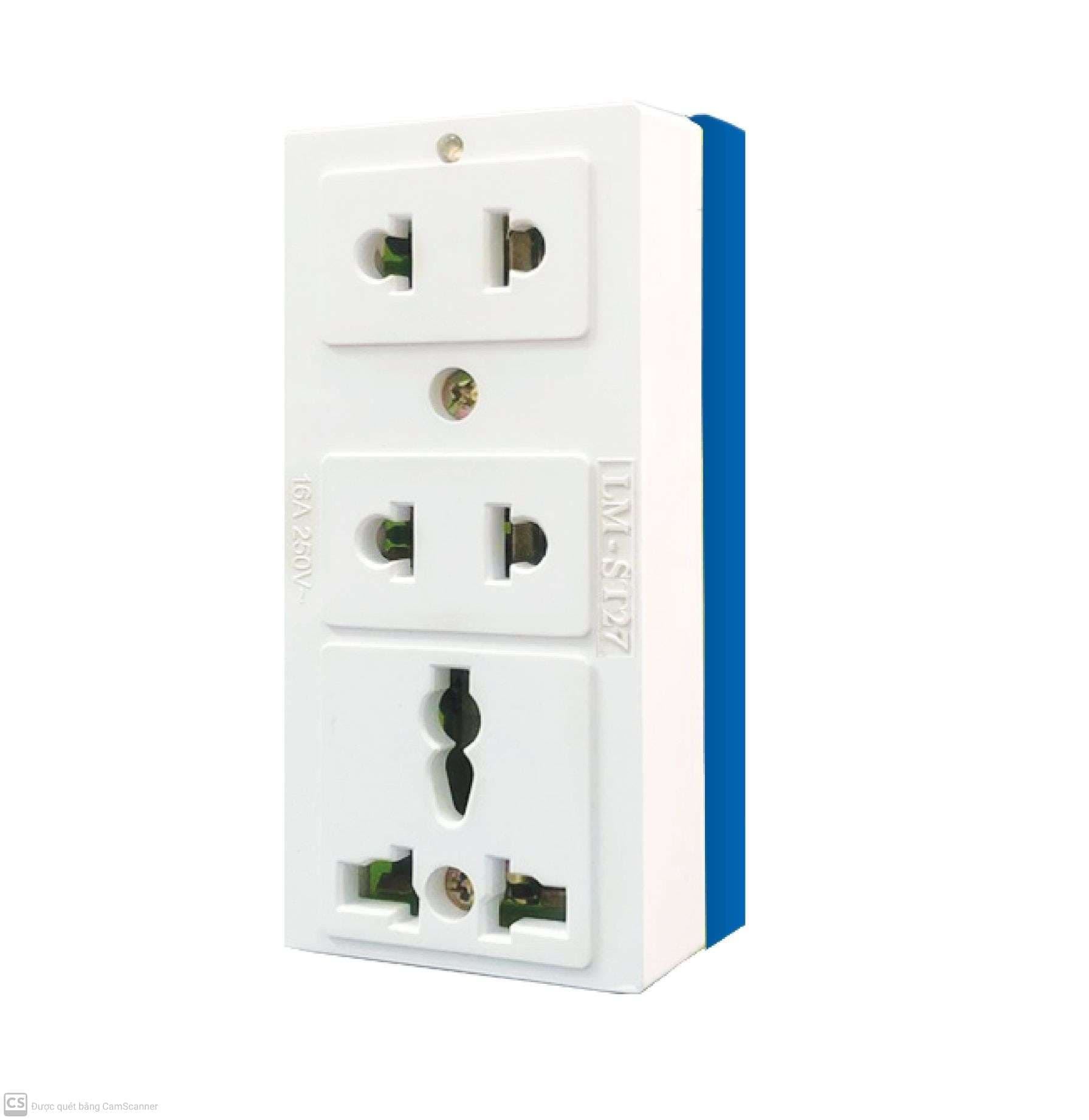 Ổ cắm 2lỗ 3chấu LM S26X