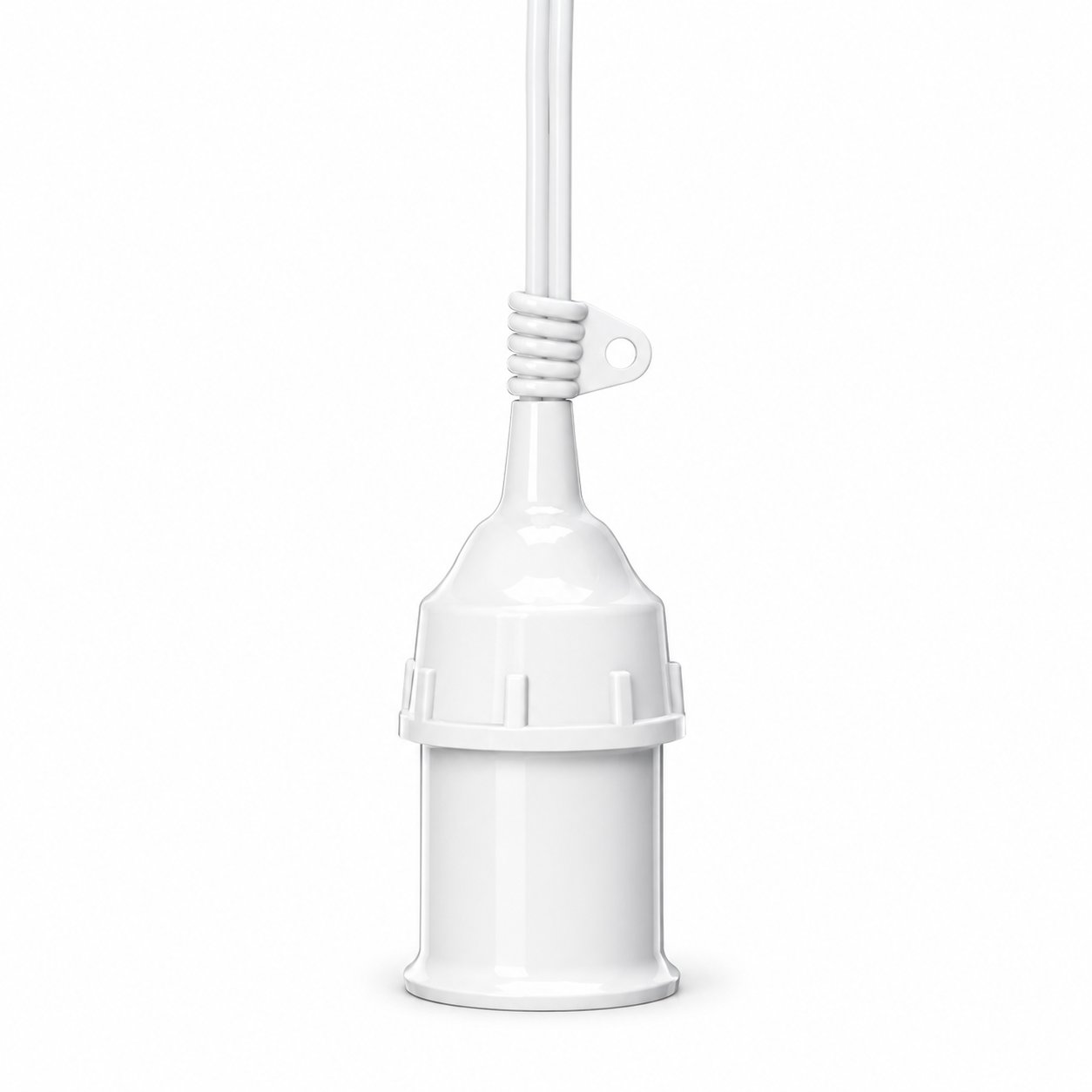 Đuôi xoáy kín nước 2tấc Trắng LM KN 02T